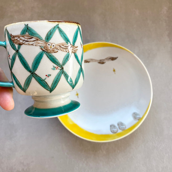 カフェマグ足付き｜木の葉