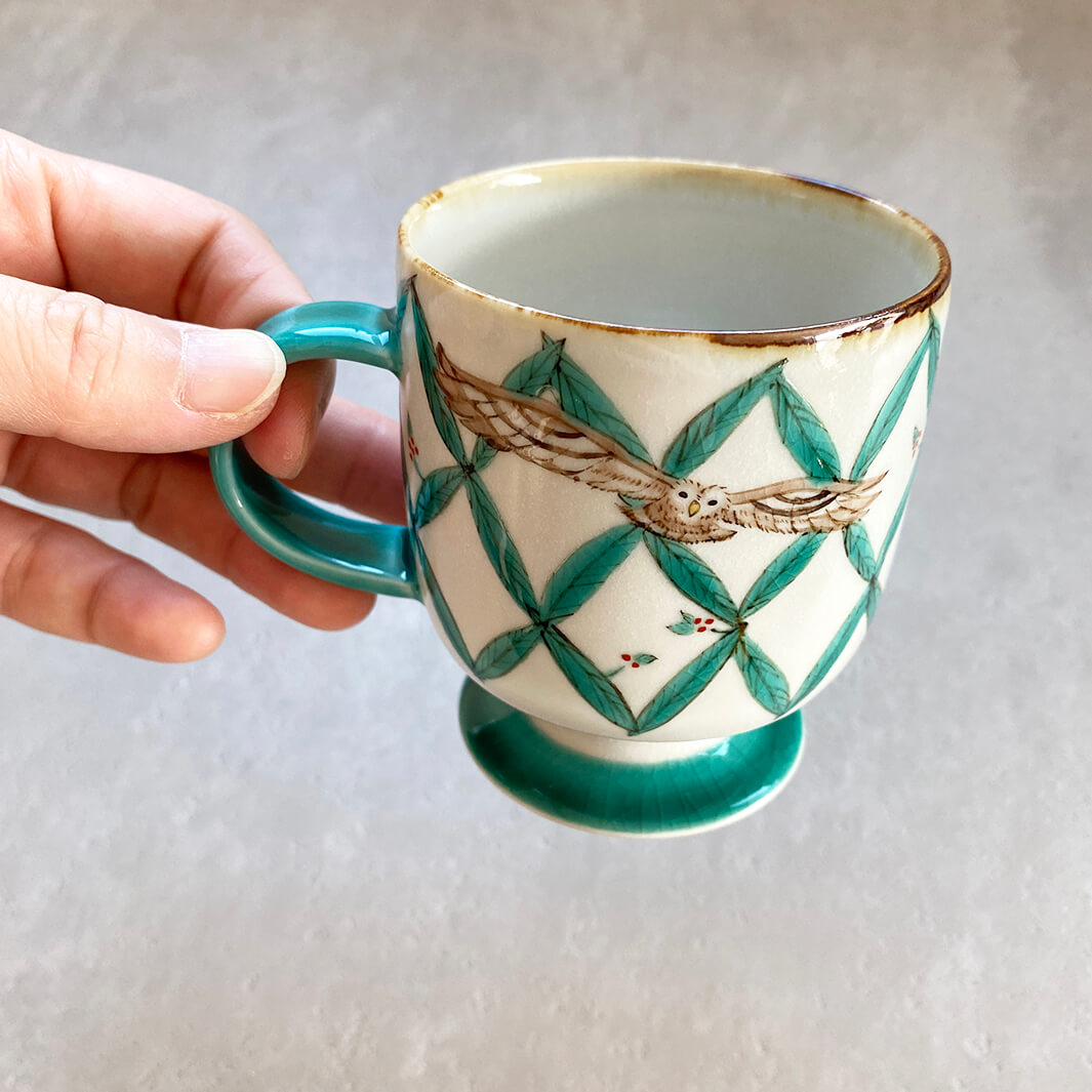 カフェマグ足付き｜木の葉