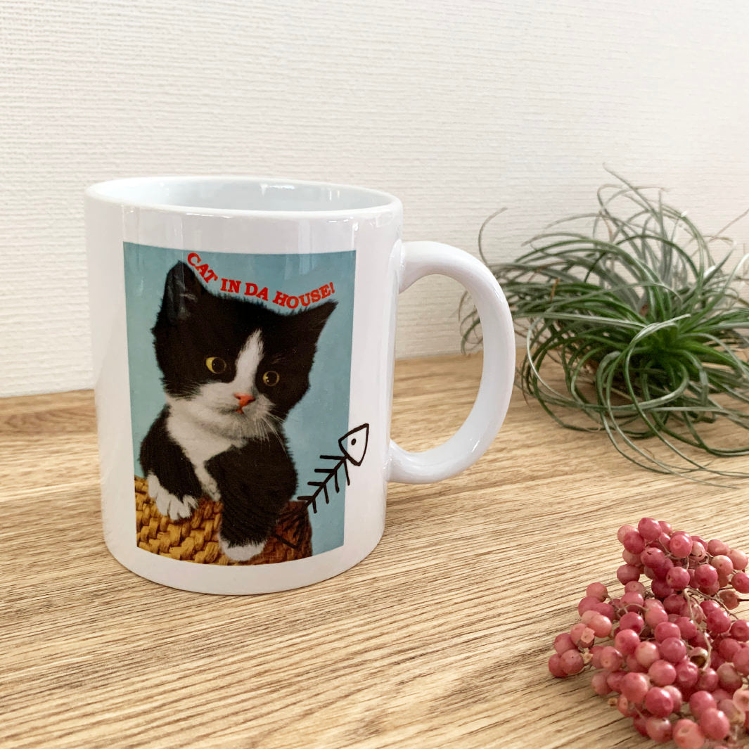 CAT DONATION MUG｜ハチワレ