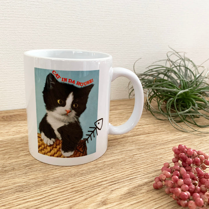 CAT DONATION MUG｜ハチワレ