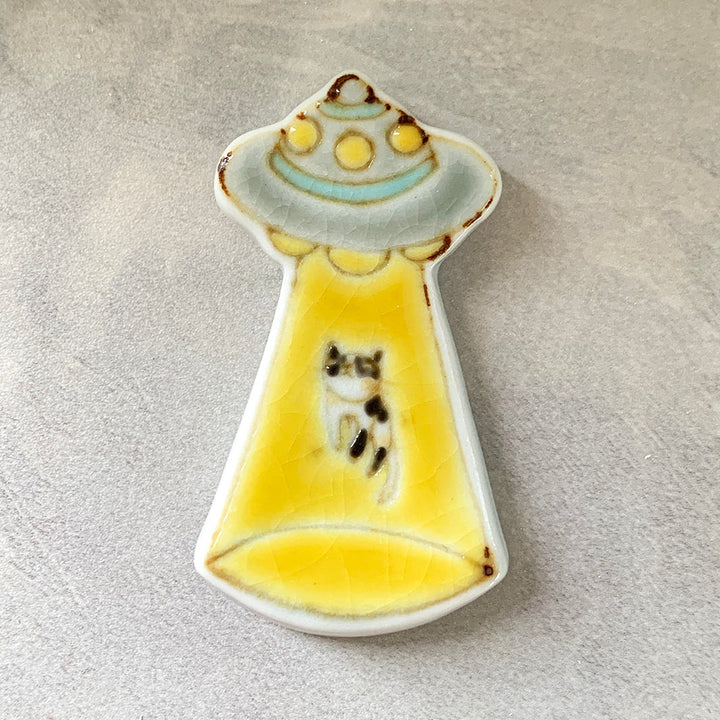 箸置き｜猫つれさられる_ミケ