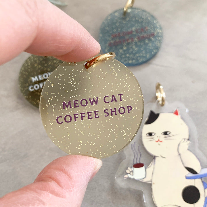 MEOW CAT COFFEE SHOP｜キーチャーム（プリムローズイエロー）