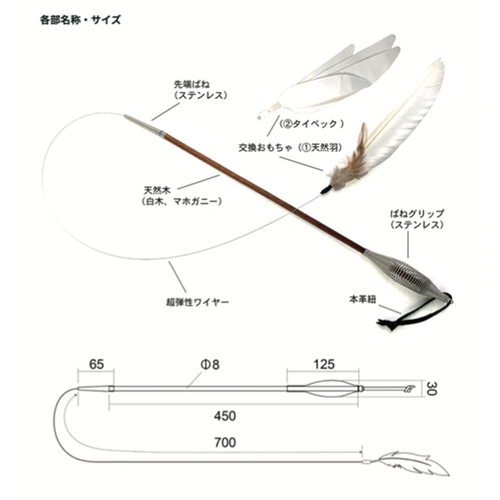 ばねじゃらし｜パドック_赤ストラップ