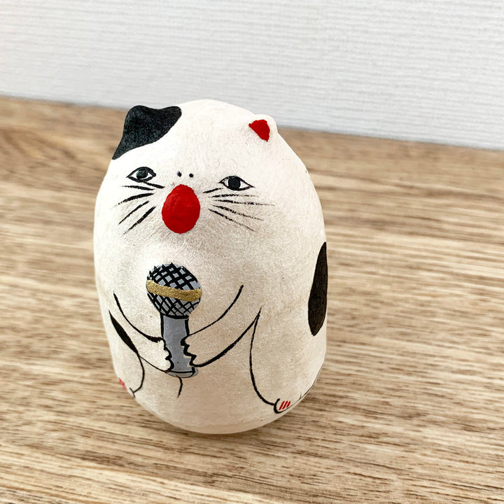 起き上がり小法師｜歌う猫