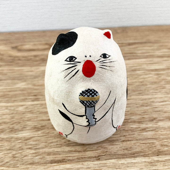 起き上がり小法師｜歌う猫
