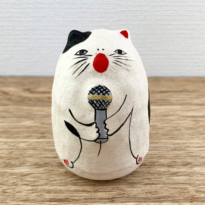 起き上がり小法師｜歌う猫