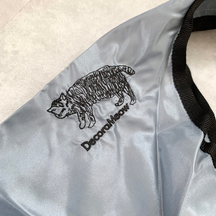 Cat embroidered shopping bag | D.GRAY | S