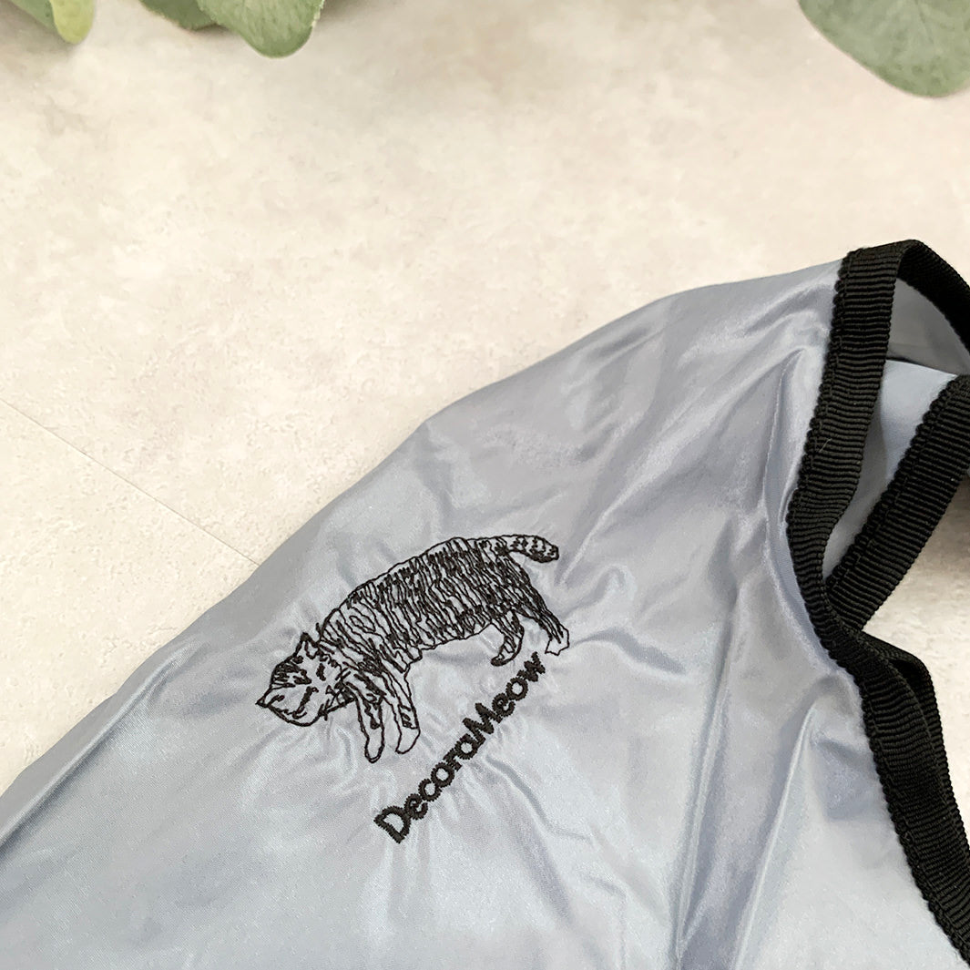 Cat embroidered shopping bag | D.GRAY | L