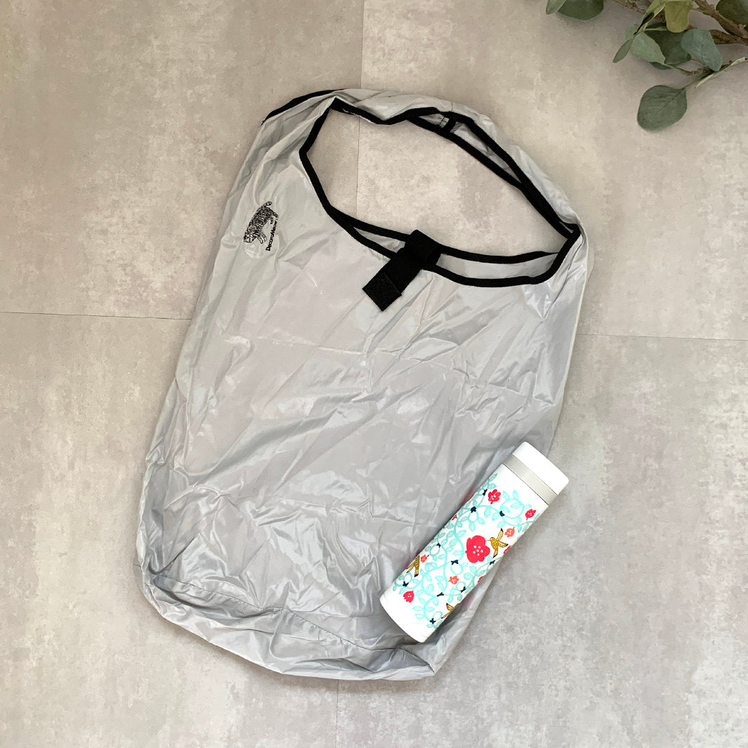 Cat embroidered shopping bag | L.GRAY | L