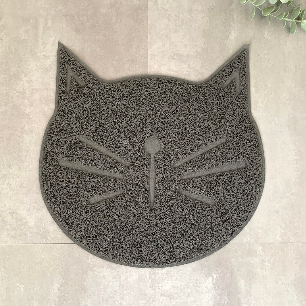 ネコ型トイレマット